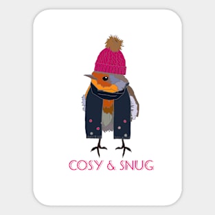 Cosy & snug Sticker